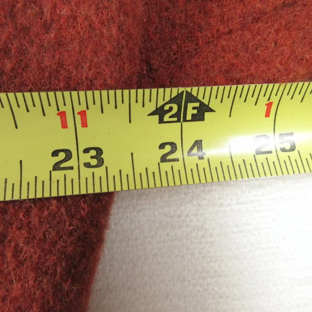 Vince Oversized Blanket Coat Size L Rust - Picture 6 of 8
